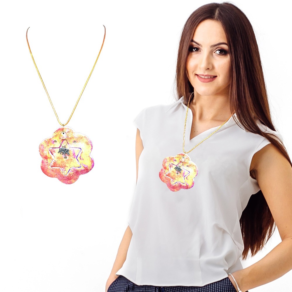 Diffuser Necklace Aromatherapy Star shape